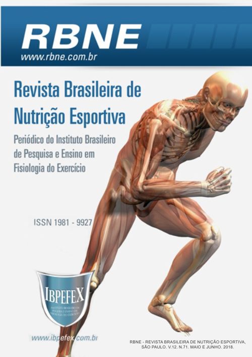 Artigo RBNE - Perfil nutricional de surfistas